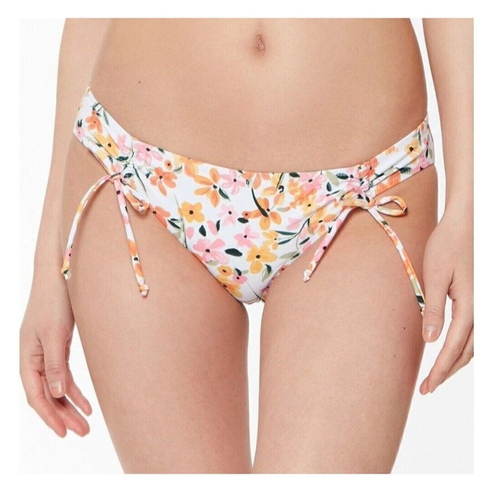 JESSICA Simpson Summer Dreaming Ruched Hipster Bikini Bottom. Size X.  NWT $46